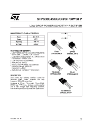 Datasheet STPS30L45CG manufacturer STMicroelectronics