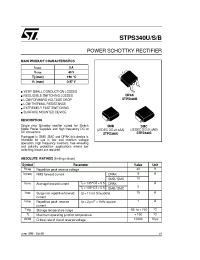 Datasheet STPS340 manufacturer STMicroelectronics