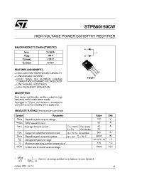 Datasheet STPS80150CW manufacturer STMicroelectronics