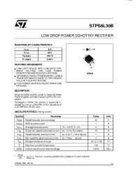 Datasheet STPS8L30B manufacturer STMicroelectronics