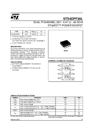 Datasheet STS4DPF20L manufacturer STMicroelectronics