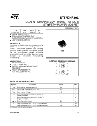 Datasheet STS7DNF30L manufacturer STMicroelectronics