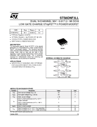 Datasheet STS8DNF3LL manufacturer STMicroelectronics