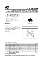 Datasheet STSJ100NH3LL manufacturer STMicroelectronics