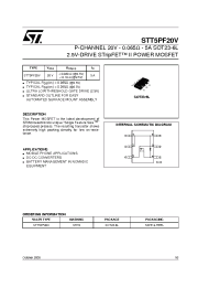 Datasheet STT5PF20V manufacturer STMicroelectronics