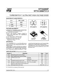 Datasheet STTA12006TV1 manufacturer STMicroelectronics