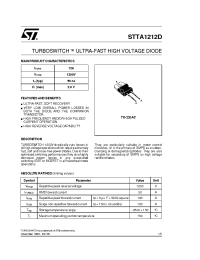 Datasheet STTA1212 manufacturer STMicroelectronics