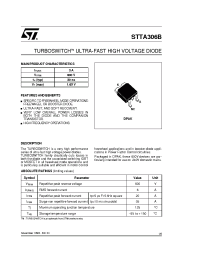 Datasheet STTA306B-TR manufacturer STMicroelectronics