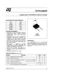 Datasheet STTH1506D manufacturer STMicroelectronics