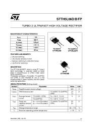 Datasheet STTH5L06B manufacturer STMicroelectronics