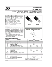 Datasheet STU9NC80 manufacturer STMicroelectronics