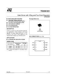 Datasheet TD221I manufacturer STMicroelectronics