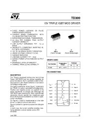 Datasheet TD300D manufacturer STMicroelectronics
