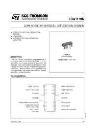 Datasheet TDA1170N-1 manufacturer STMicroelectronics