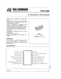 Datasheet TDA1180 manufacturer STMicroelectronics