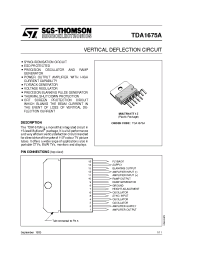 Datasheet TDA1675 manufacturer STMicroelectronics