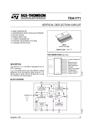 Datasheet TDA1771 manufacturer STMicroelectronics