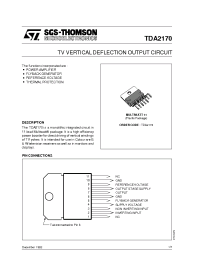 Datasheet TDA2170 manufacturer STMicroelectronics