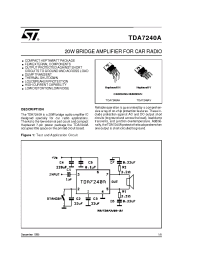 Datasheet TDA7240A manufacturer STMicroelectronics