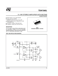 Datasheet TDA7263L manufacturer STMicroelectronics