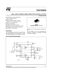 Datasheet TDA7265SA manufacturer STMicroelectronics