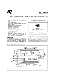 Datasheet TDA7295SV manufacturer STMicroelectronics
