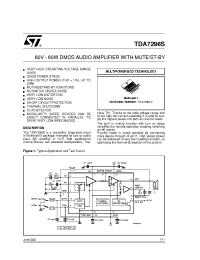 Datasheet TDA7296SV manufacturer STMicroelectronics