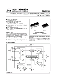 Datasheet TDA7309 manufacturer STMicroelectronics