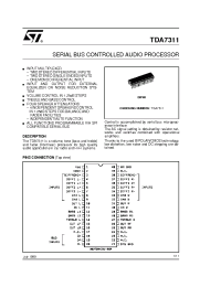 Datasheet TDA7311 manufacturer STMicroelectronics