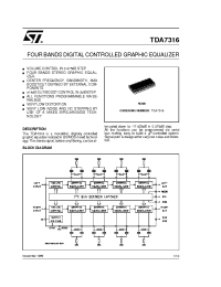 Datasheet TDA7316 manufacturer STMicroelectronics