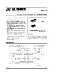 Datasheet TDA7326D manufacturer STMicroelectronics