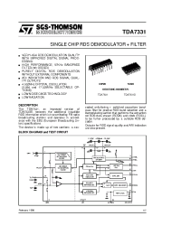 Datasheet TDA7331 manufacturer STMicroelectronics