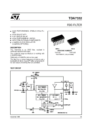 Datasheet TDA7332D manufacturer STMicroelectronics