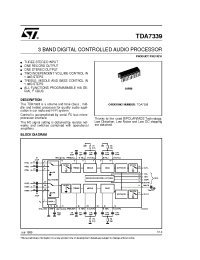 Datasheet TDA7339 manufacturer STMicroelectronics