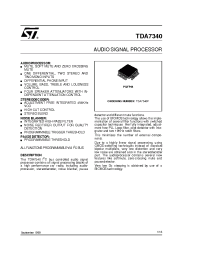 Datasheet TDA7340 manufacturer STMicroelectronics