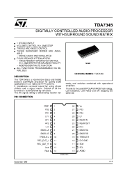 Datasheet TDA7345 manufacturer STMicroelectronics
