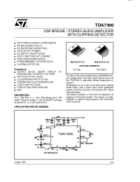 Datasheet TDA7360HS manufacturer STMicroelectronics