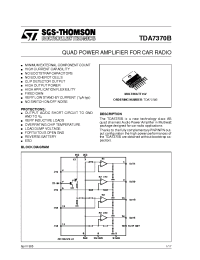 Datasheet TDA7370B manufacturer STMicroelectronics