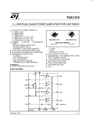 Datasheet TDA7375H manufacturer STMicroelectronics