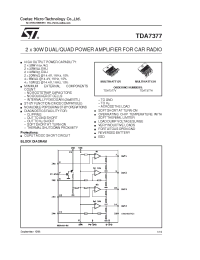 Datasheet TDA7377 manufacturer STMicroelectronics