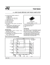 Datasheet TDA7384A manufacturer STMicroelectronics