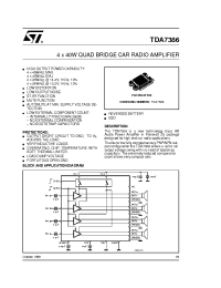 Datasheet TDA7386 manufacturer STMicroelectronics