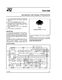Datasheet TDA7400 manufacturer STMicroelectronics