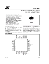 Datasheet TDA7421 manufacturer STMicroelectronics