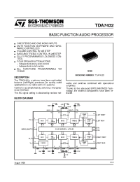 Datasheet TDA7432D manufacturer STMicroelectronics