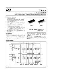 Datasheet TDA7438 manufacturer STMicroelectronics