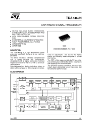 Datasheet TDA7460N manufacturer STMicroelectronics