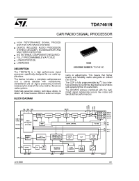 Datasheet TDA7461N manufacturer STMicroelectronics
