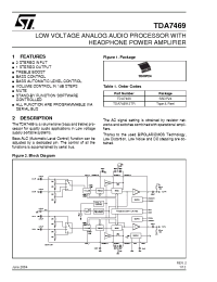 Datasheet TDA746913TR manufacturer STMicroelectronics