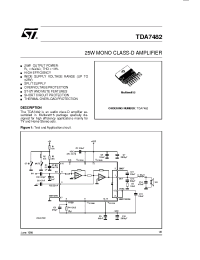 Datasheet TDA7482 manufacturer STMicroelectronics